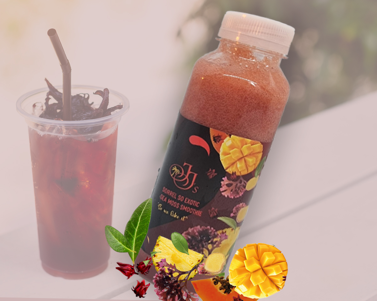 Exotic Smoothie with background